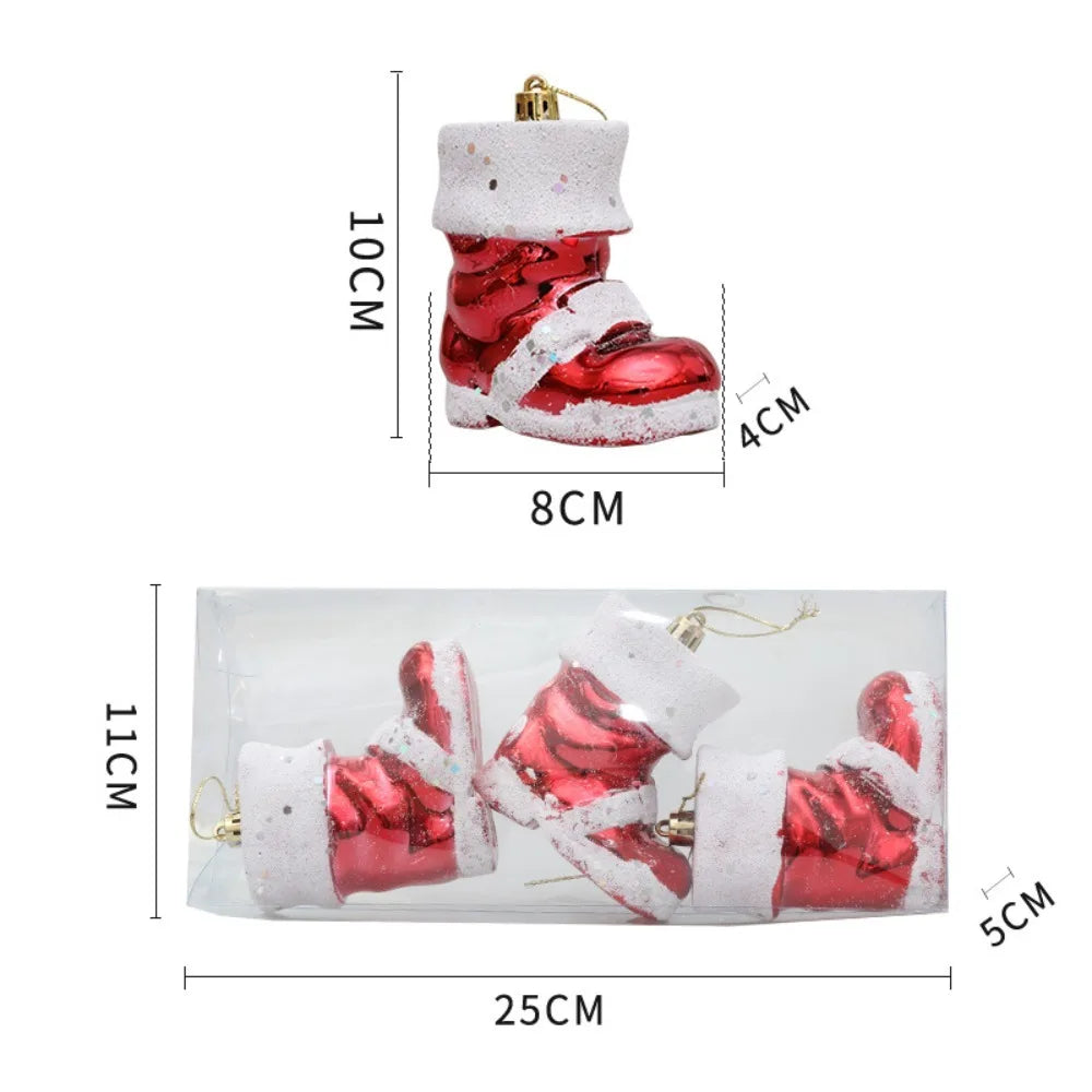 Santa Claus Christmas Tree Ornament – DIY Gift Box Pendant Christmas Tree Ornament Axl D