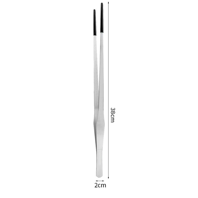 Reptile Feeding Tongs with Rubber Tips – Straight & Curved Tweezers Reptile Feeding Tongs Axl A10