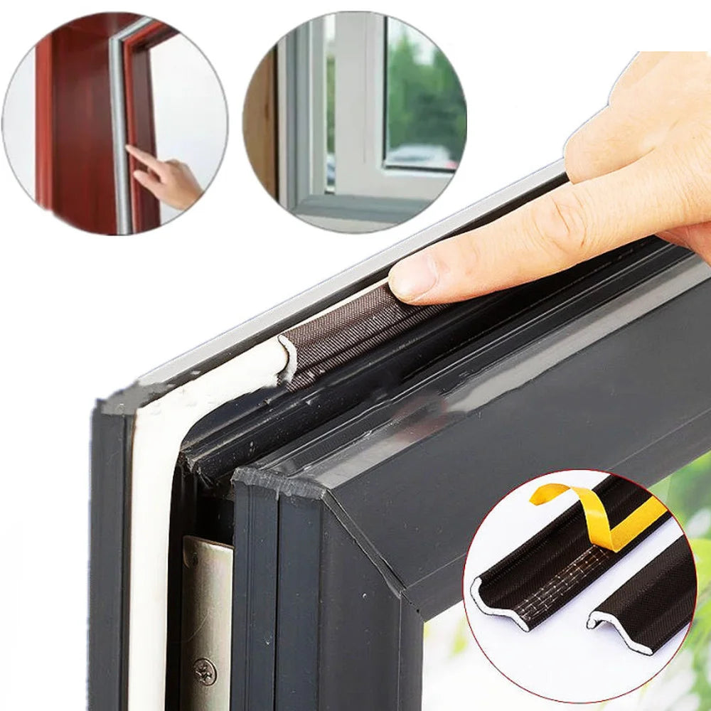 Self-Adhesive Foam Door & Window Sealing Strip – 1M or 10M Weatherstrip Sealing Strip Axl