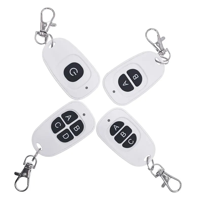 433MHz Wireless Remote Switch – 1-4 Key EV1527 Learning Code Wireless Remote Switch Axl