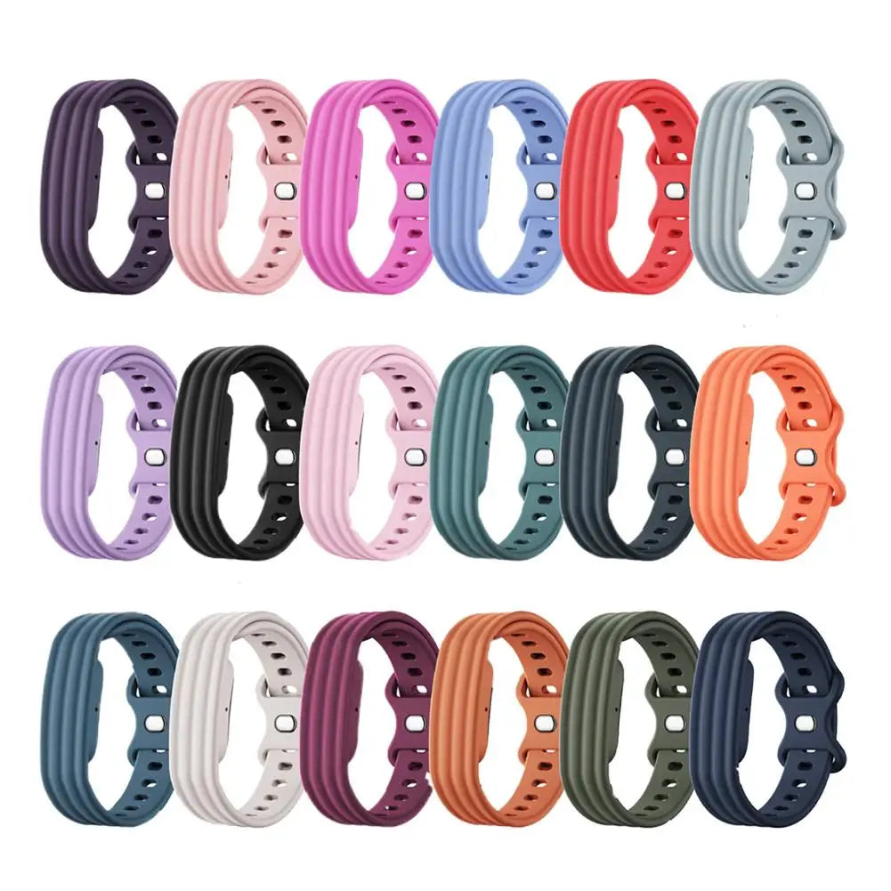 Silicone Watch Strap for Google Fitbit Air | Butterfly Buckle Watch Band Strap Axl
