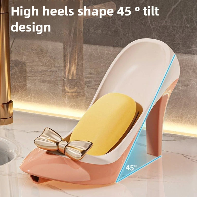 High Heel Soap Dish – Stylish Plastic Bathroom Soap Holder Bathroom Soap Dish Axl