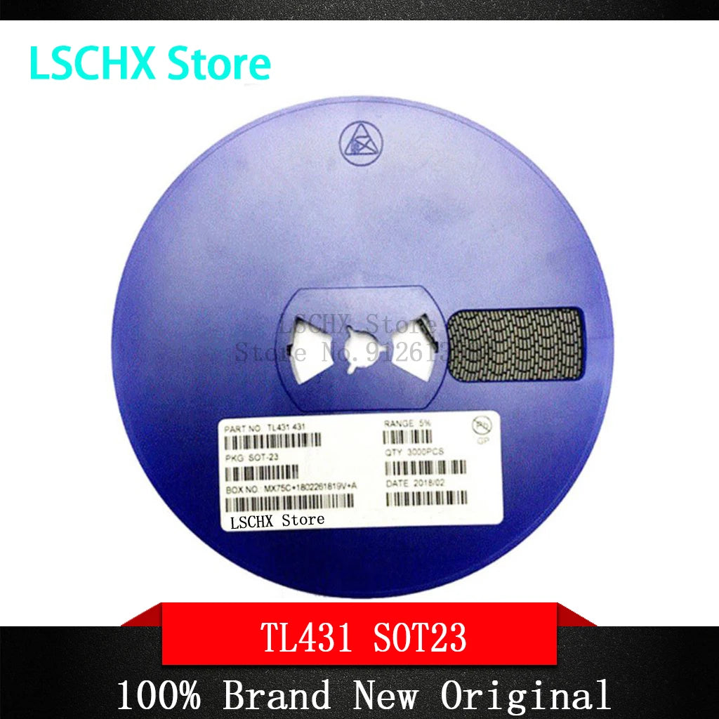 3000 PCS TL431A SOT-23 SMD Voltage Regulator IC Bulk Pack Voltage Regulator IC Axl Default Title