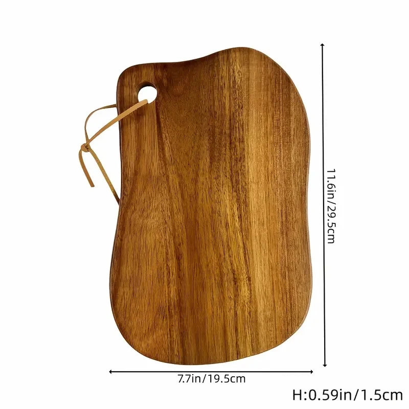 Large Acacia Wood Cutting Board – Meat, Veg, Fruit & Cheese Wood Cutting Board Axl Random wood grain E