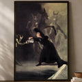 Francisco de Goya Wall Art Poster – Self-Stick HD Waterproof Wall Art Poster Axl White07 15X20cmNoframe