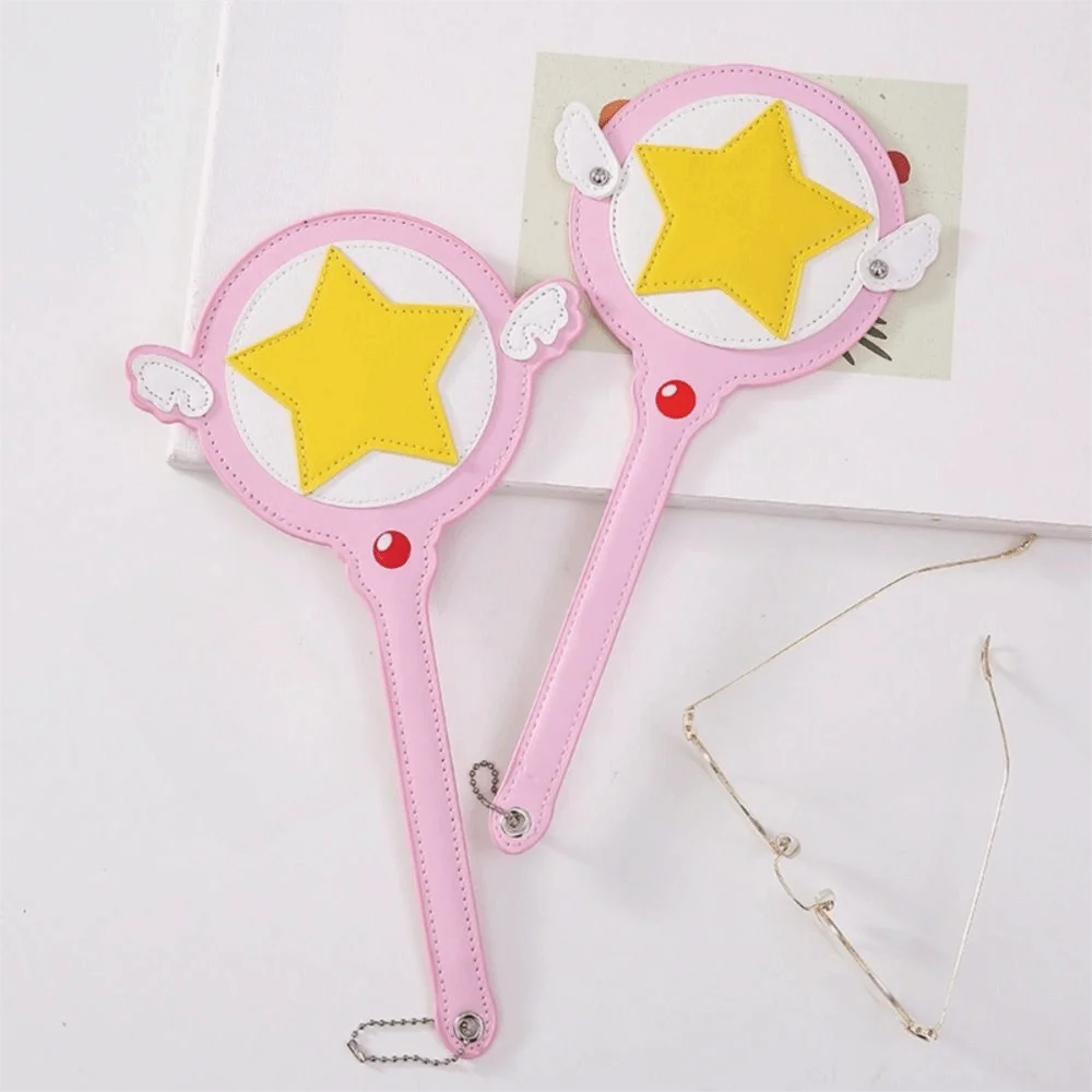 Anime Magic Wand Card Holder Bag – Cute Wings PU Zipper Pouch Card Holder Bag Axl