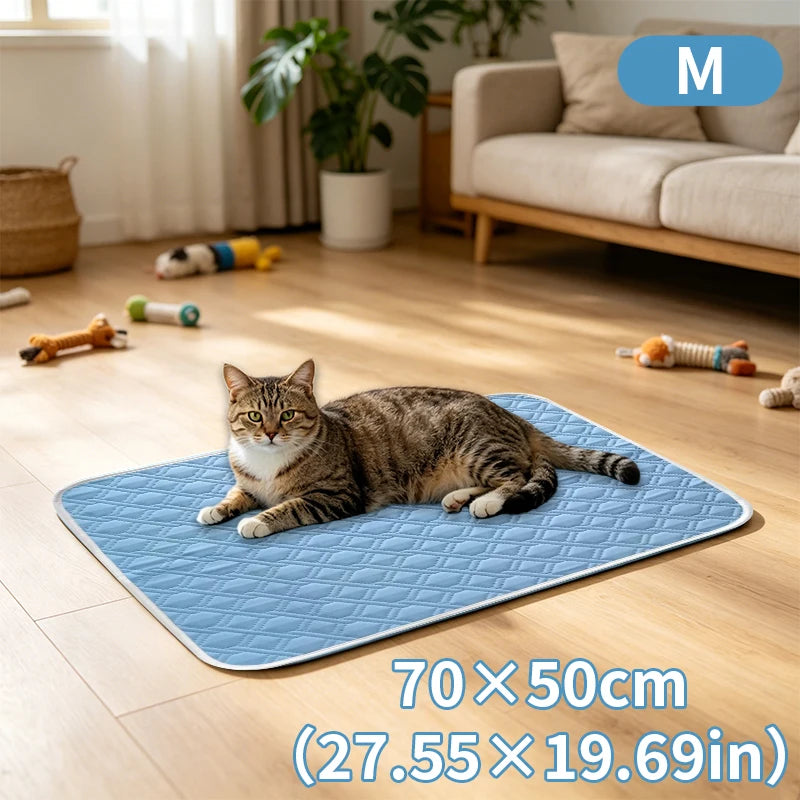 KEMORELA 2-Pack Dog Cooling Mat – Washable Pet Bed All Sizes Dog Cooling Mat Axl 2PCS 70x50cm