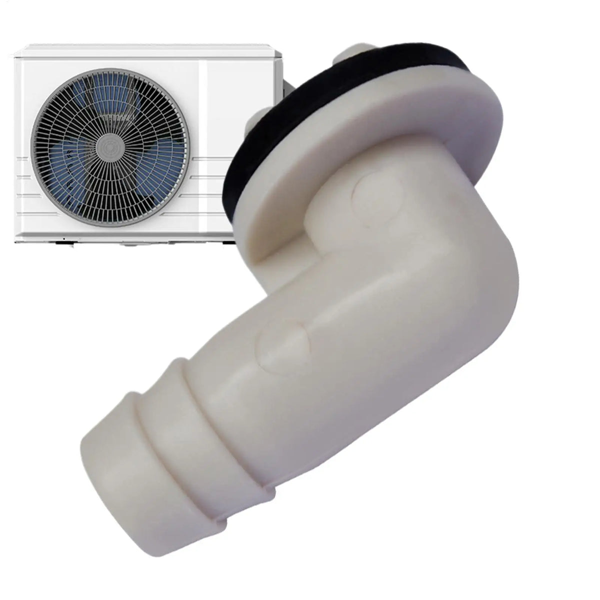 AC Drain Hose Elbow Connector 15mm | Mini-Split & Window AC AC Drain Fitting Axl