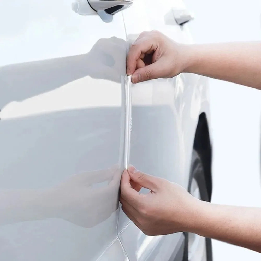 Invisible Car Door Edge Protector Strips | PU Guard 2/4 Pack Car Door Protector Axl