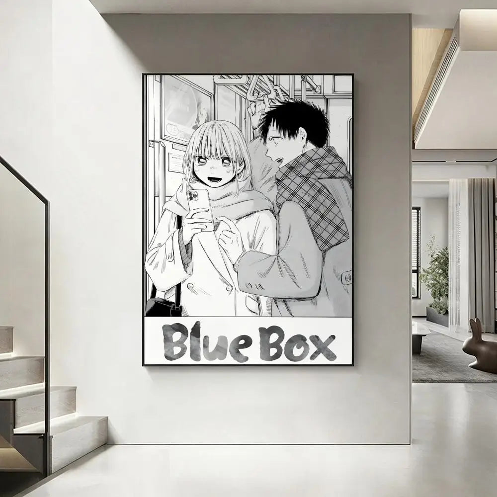Anime B-Blue B-Box HD Poster – Waterproof Wall Art Decor Anime Wall Poster Axl White11 40X50cmNoframe