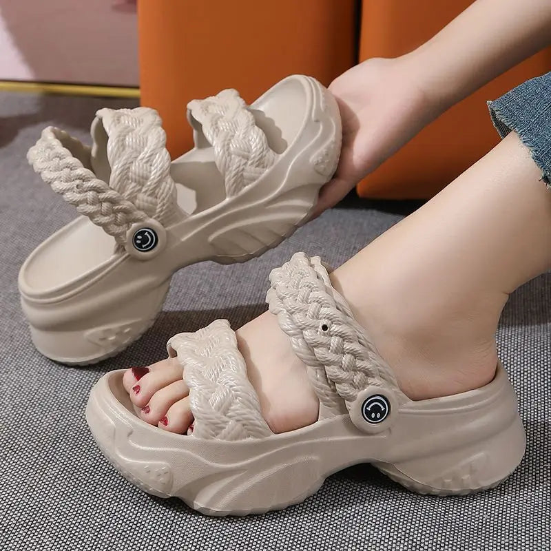 Lorilury Women's 6CM EVA Platform Mule Clogs & Slide Sandals Platform Mule Sandals Axl