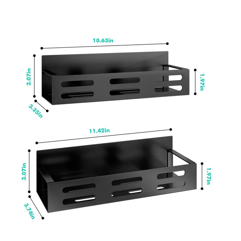 Magnetic Side Shelf for Fridge & Microwave – No Drill Storage Magnetic Storage Shelf Axl