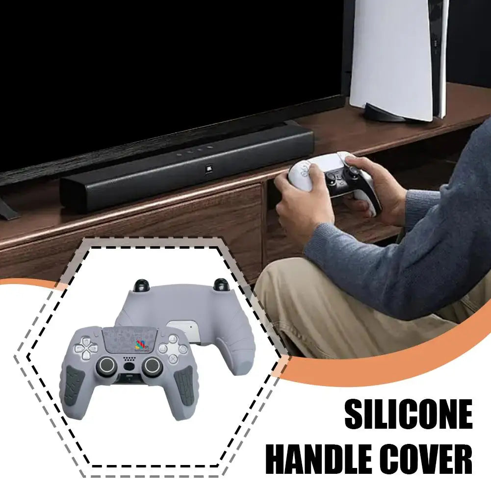 PS5 Controller Silicone Cover – Non-Slip Grip & Thumb Stick Caps Controller Silicone Cover Axl
