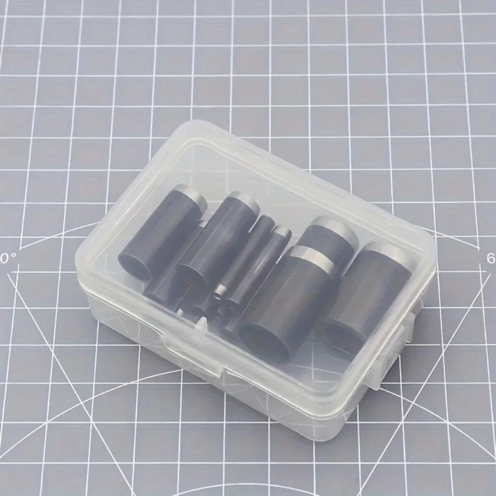 15-Piece Round Hollow Punch Set 1–15mm | Leather Die Cutter Kit Leather Punch Set Axl