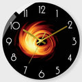 Luxury Silent Glass Wall Clock – Modern Large 30cm Home Decor Silent Wall Clock Axl BL13 14 inch