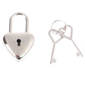 Heart Shape Mini Padlock with Key – Diary & Jewelry Box Lock Mini Padlock Axl one size