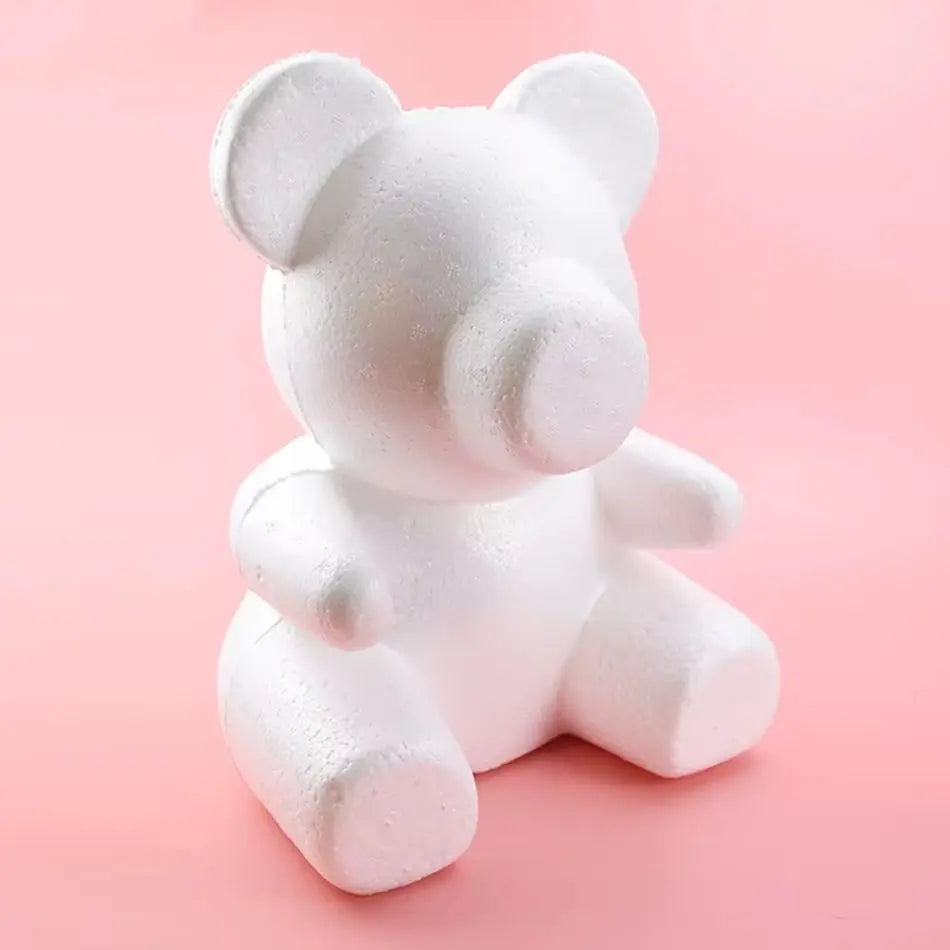 Foam Teddy Bear Rose Mold DIY Gift – 20cm & 30cm Sizes Foam Floral Craft Mold Axl