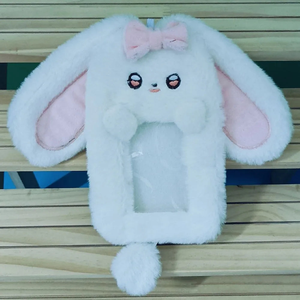 Plush Cartoon Animal Photocard Holder – Rabbit, Dog & Cat Photocard Holder Axl 09