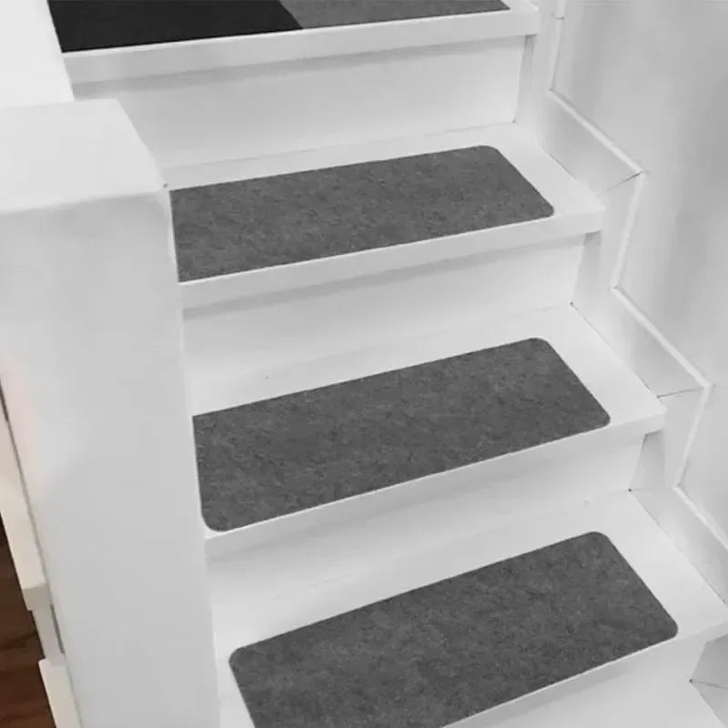 4-Pack Non-Slip Self-Adhesive Stair Mats | Step Rug Pads Stair Step Mats Axl