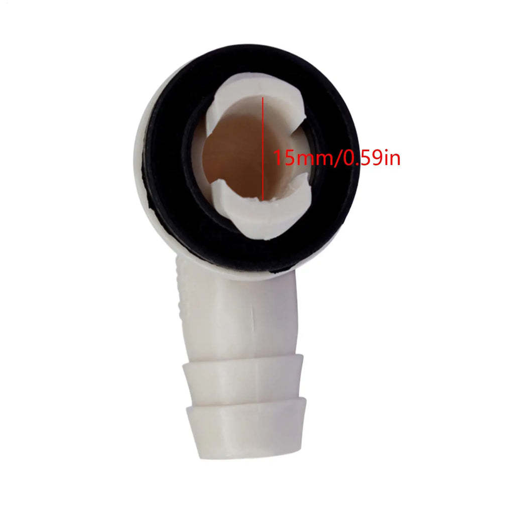 AC Drain Hose Elbow Connector 15mm | Mini-Split & Window AC AC Drain Fitting Axl