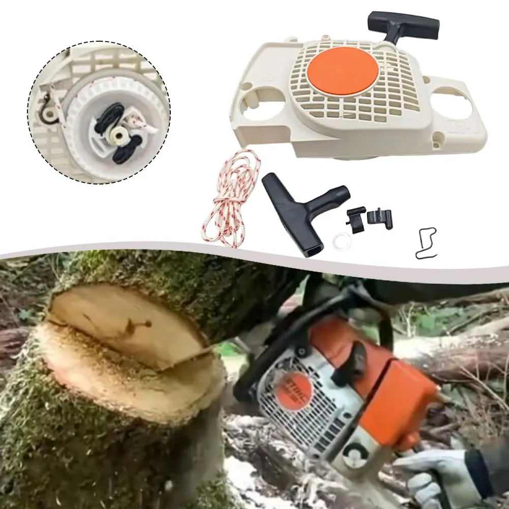Recoil Pull Starter Kit for MS170 MS180 017 018 Chainsaw Chainsaw Starter Kit Axl