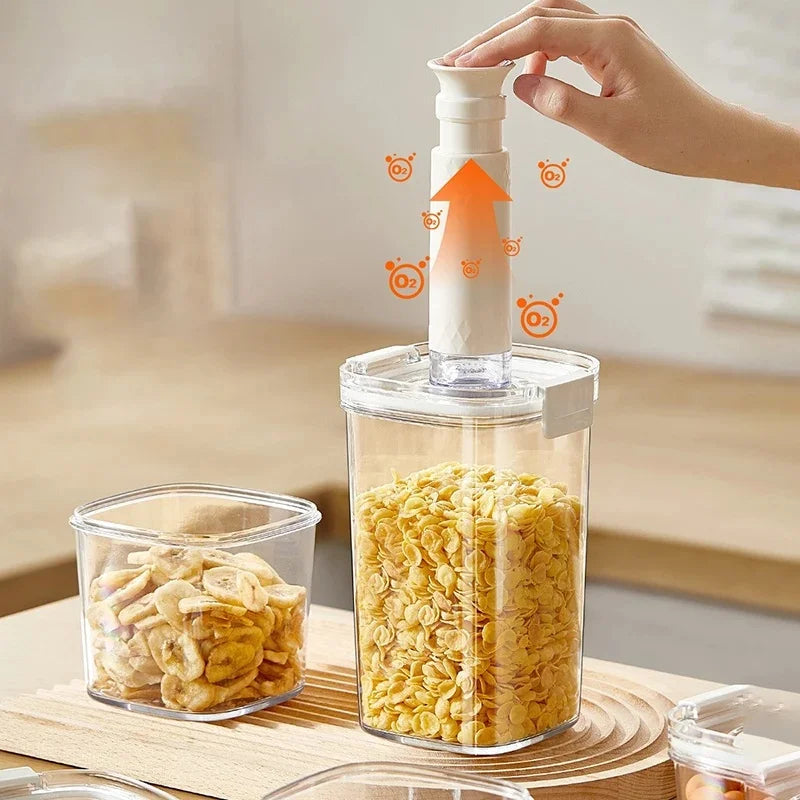 Vacuum Sealed Airtight Storage Canister – Coffee, Tea & Grains Airtight Storage Canister Axl