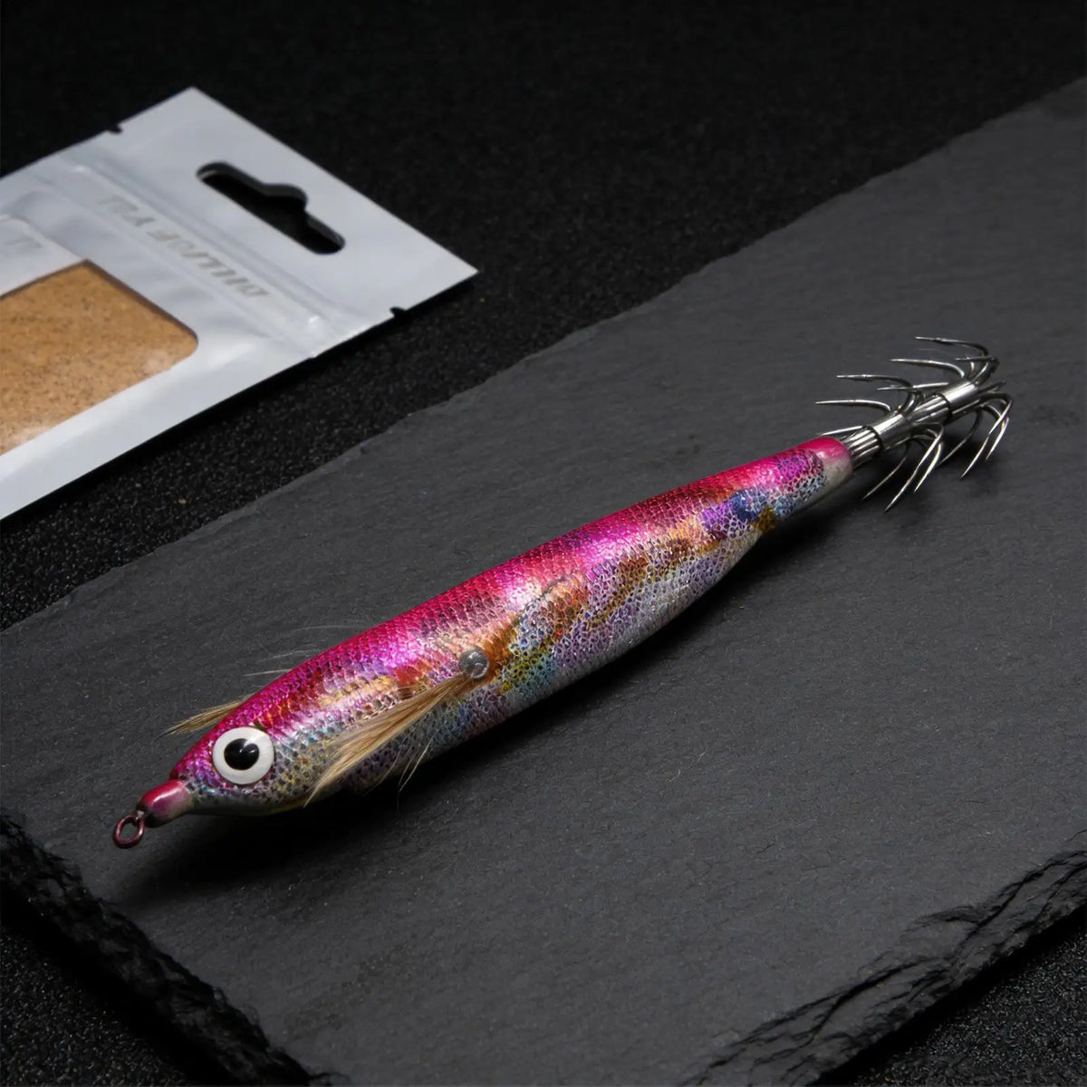 Glowing Squid Jig 4.7in | Sound Beads Saltwater Fishing Lure Squid Fishing Jig Axl