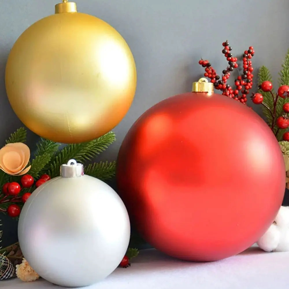 15cm Matte Christmas Ball Ornament – Giant Holiday Decoration Christmas Ornament Axl