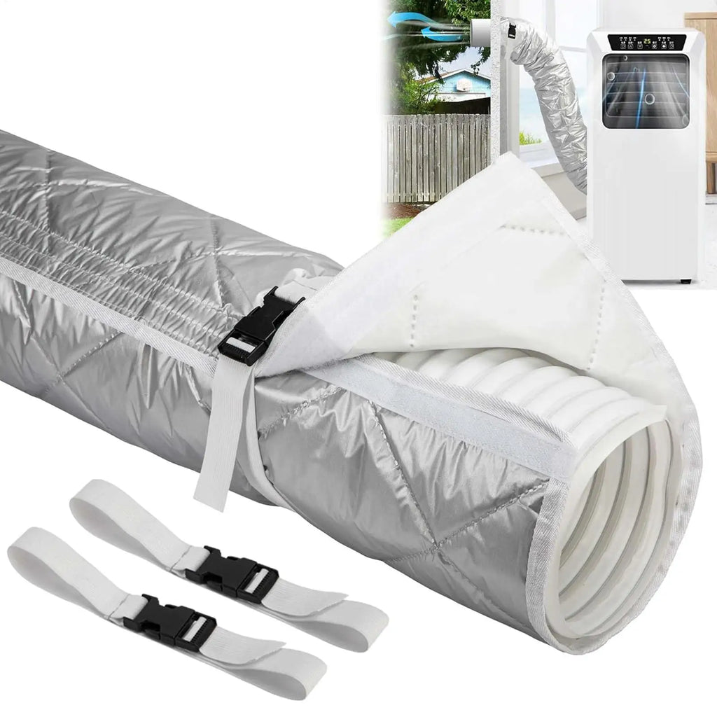 AC Hose Insulation Cover – Heat-Resistant Exhaust Tube Wrap AC Hose Cover Axl