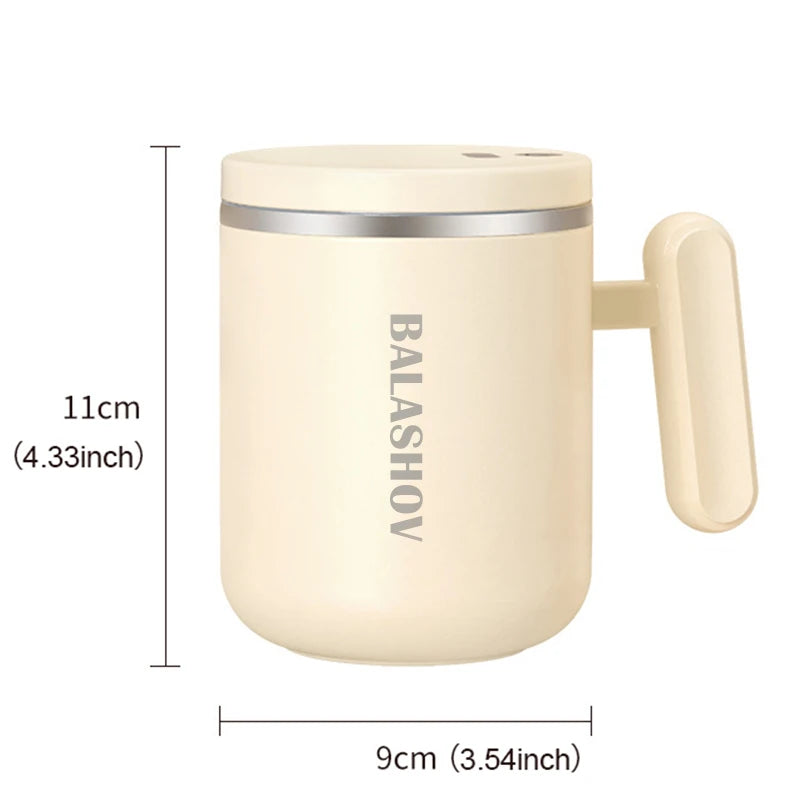 BALASHOV 400ml Electric Self-Stirring Coffee Mug | Auto Mix Cup Self-Stirring Mug Axl