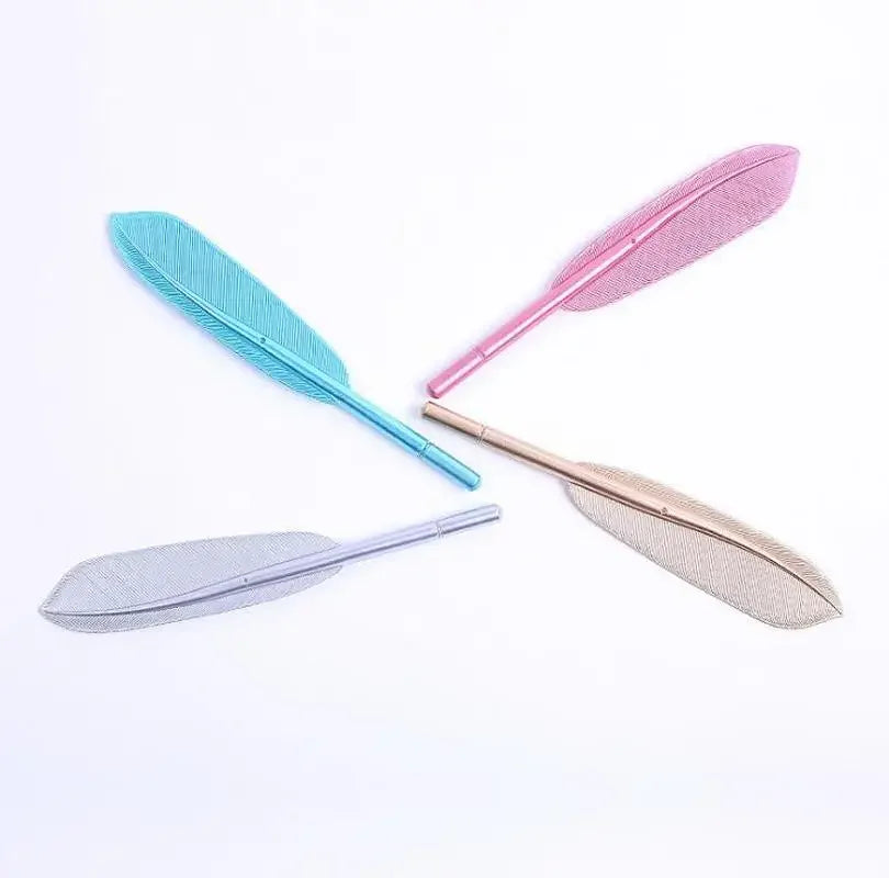 Feather Gel Pens Set of 3 – 0.5mm Cute Novelty Writing Pens Novelty Gel Pens Axl