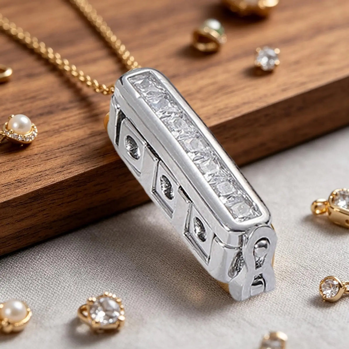 Metal Necklace Shortener Clasp Adjuster Clip | Jewelry Jewelry Clasp Adjuster Axl