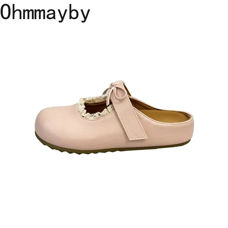 Chunky Heel Women's Mules – Closed Toe Slip-On Slide Sandals Women's Mule Slides Axl