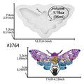 Moth Silicone Mold for Epoxy Resin Jewelry & Pendant Casting Resin Casting Mold Axl WHITE