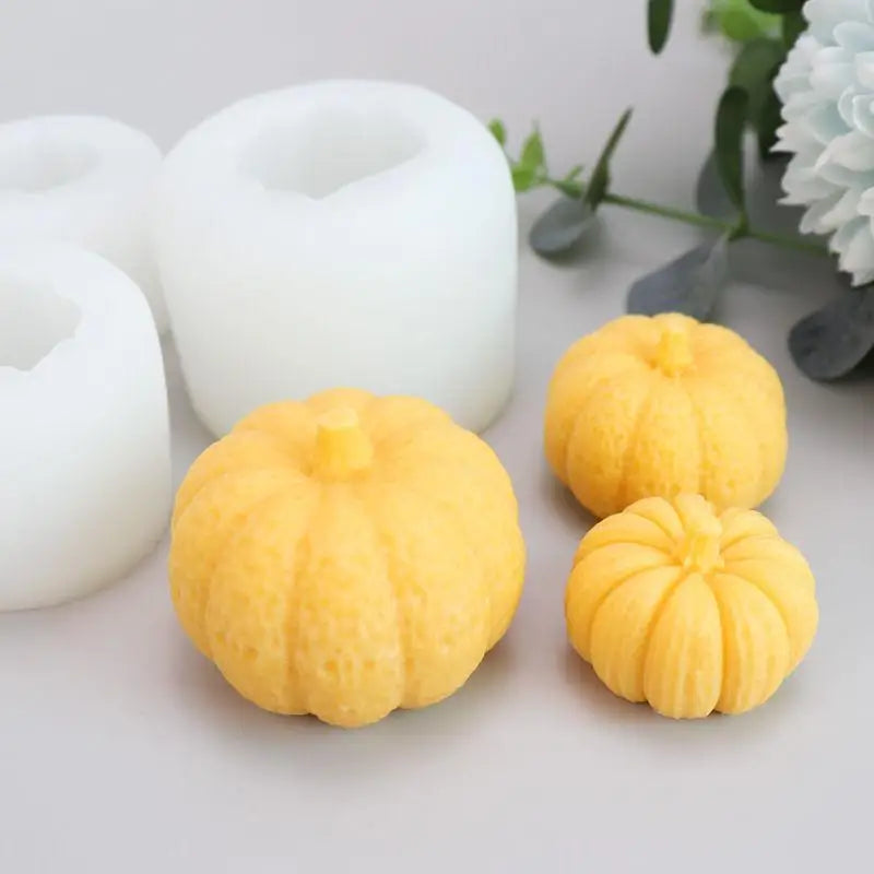 Pumpkin Silicone Mold – DIY Candle, Soap & Baking Mold Silicone Craft Mold Axl