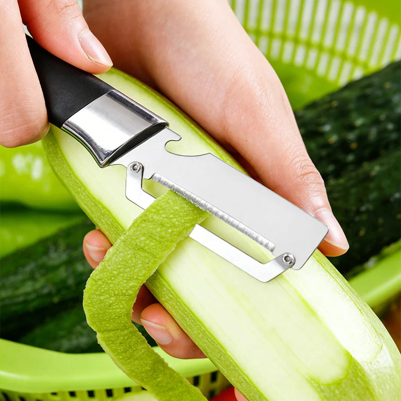 Stainless Steel Kitchen Peeler | Sharp Ergonomic Vegetable Tool Vegetable Peeler Axl