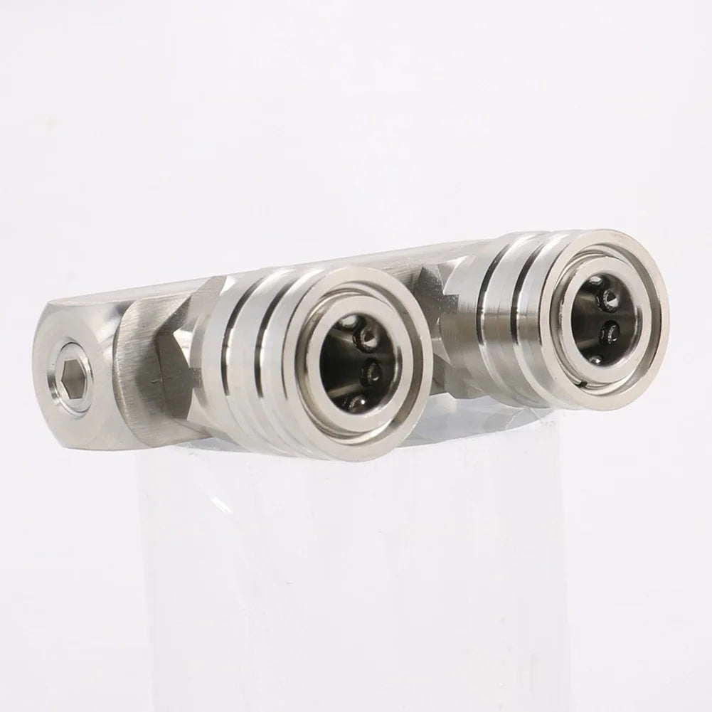 1/4" Male to Dual Female Pressure Washer Coupler – Stainless Steel Pressure Washer Fitting Axl
