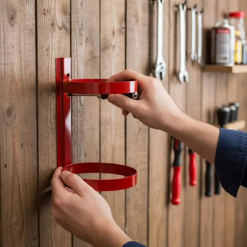 Adjustable Fire Extinguisher Wall Mount Bracket – Heavy Duty Fire Extinguisher Bracket Axl