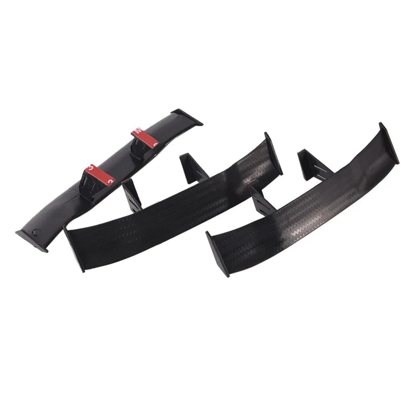 Mini Car Rear Spoiler Wing – Carbon Fiber Look ABS Decoration Car Spoiler Wing Axl
