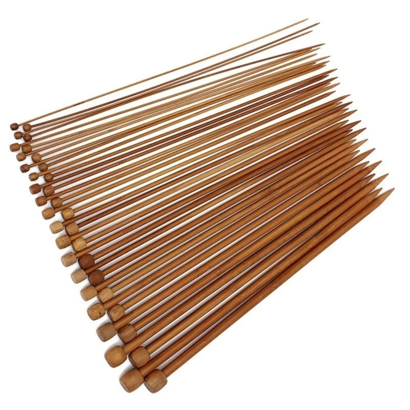 36-Pc Carbonized Bamboo Crochet Hook Set with Beads Crochet Hook Set Axl