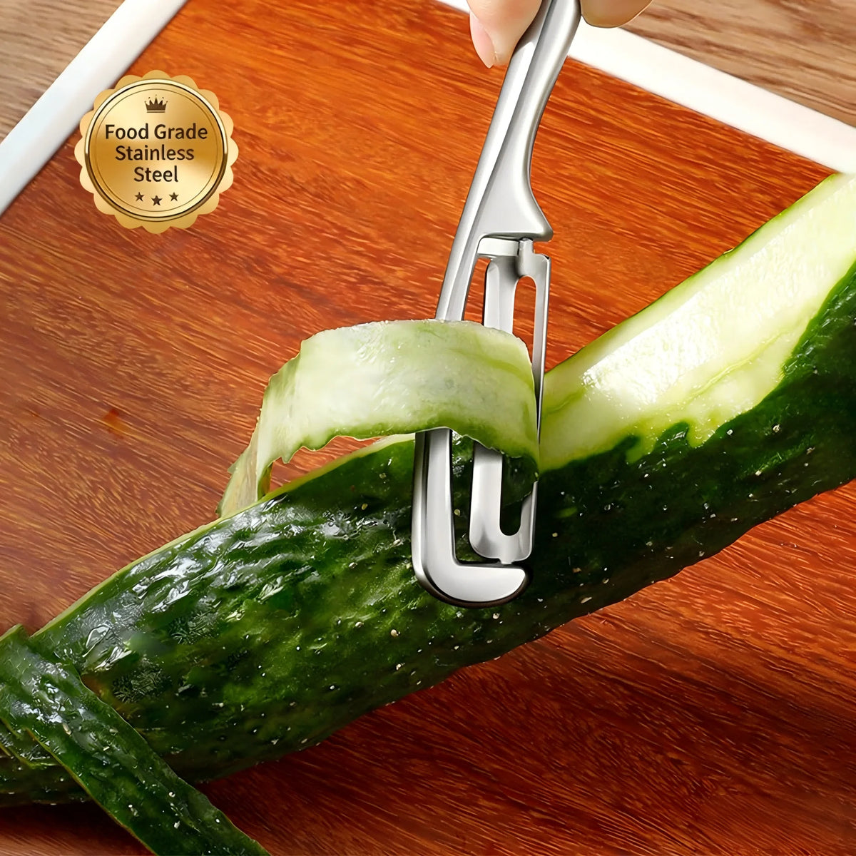 PLYS Stainless Steel Peeler – Fruit & Vegetable Kitchen Tool Vegetable Peeler Axl