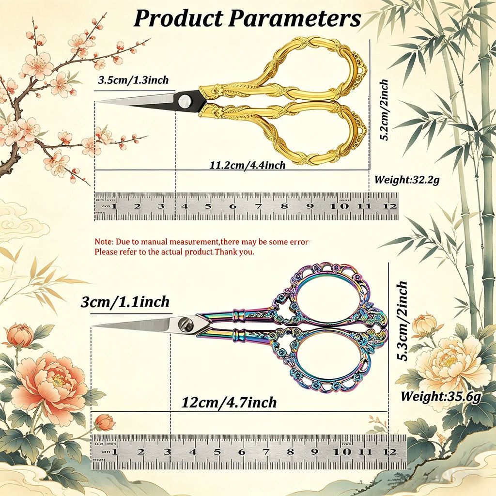 Tailor Scissors Set – Stainless Steel Sewing & Fabric Shears Tailor Scissors Axl