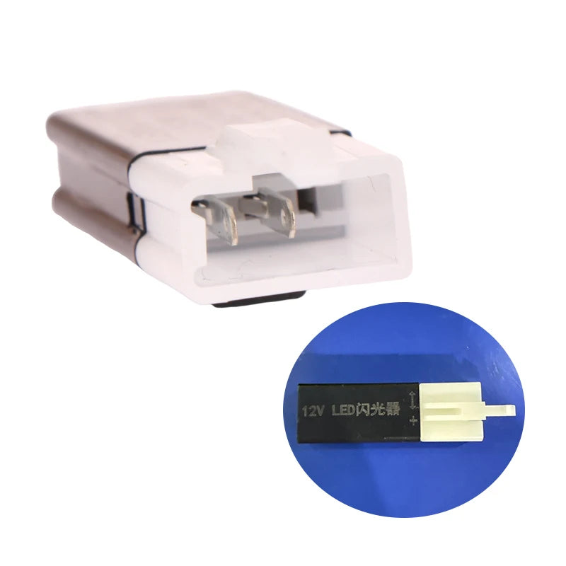 Universal 12V LED Turn Signal Flasher Relay for Motorcycle & Scooter LED Flasher Relay Axl 2wire
