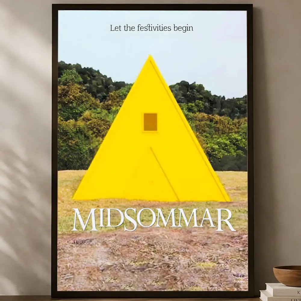 Midsommar Movie Poster Self-Stick HD PVC Wall Art Decor Movie Wall Poster Axl White11 40X50cmNoframe