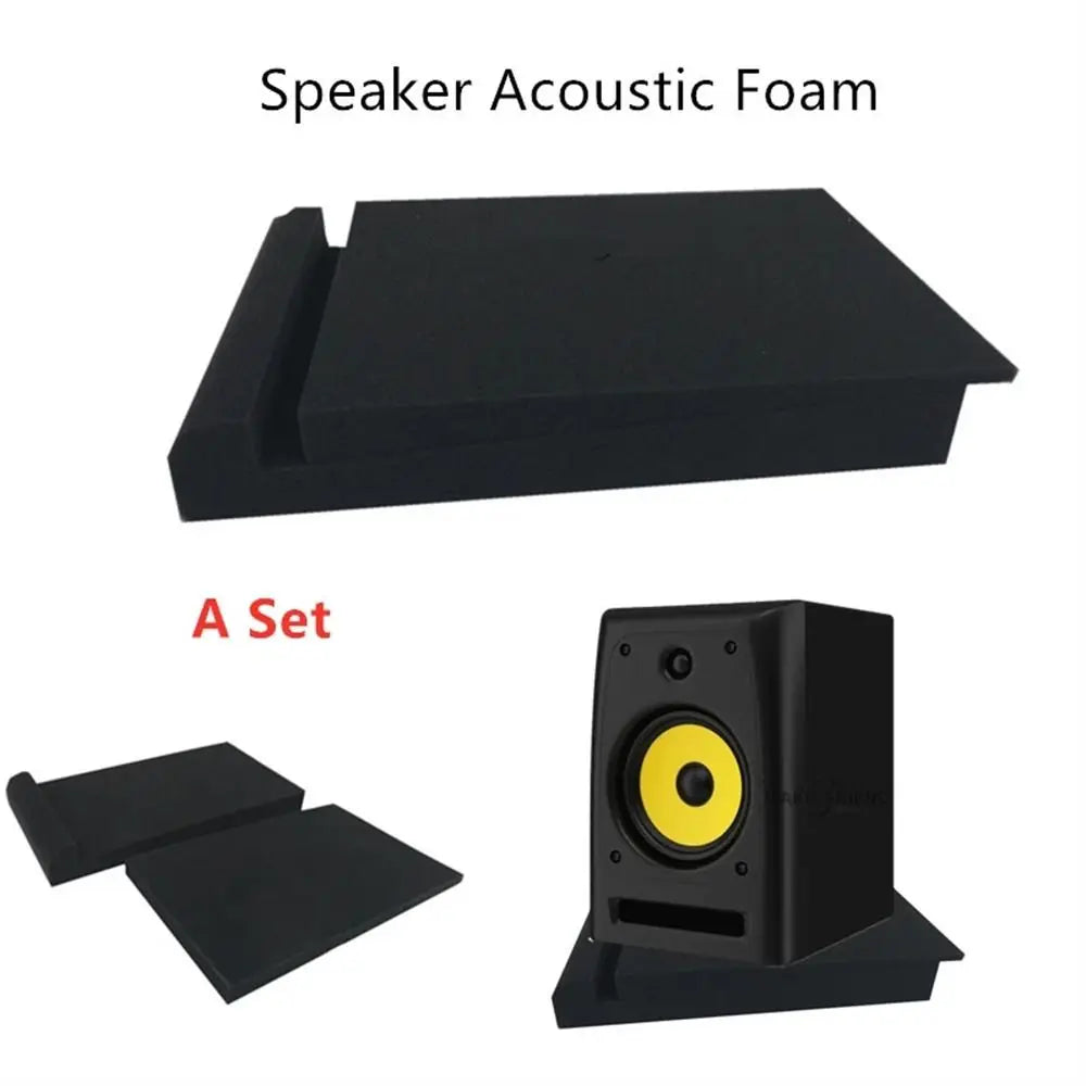 Studio Monitor Isolation Pads – Acoustic Foam Speaker Pads Speaker Isolation Pads Axl
