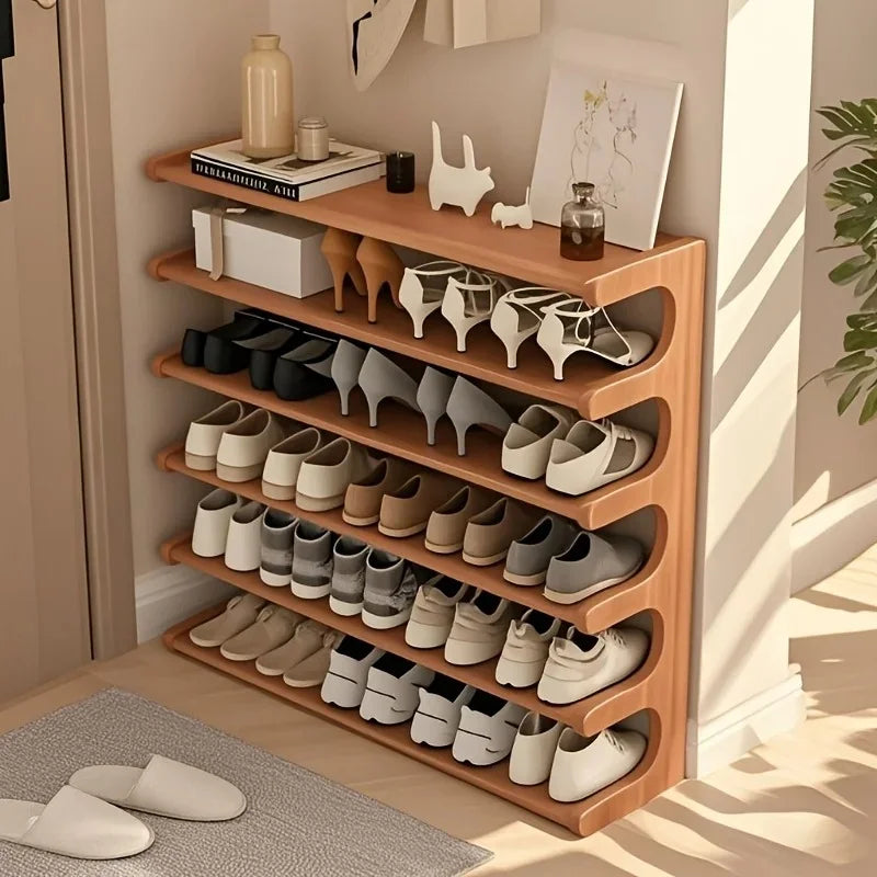 Large Bamboo Shoe Rack – Multi-Tier Freestanding Organizer Bamboo Shoe Rack Axl
