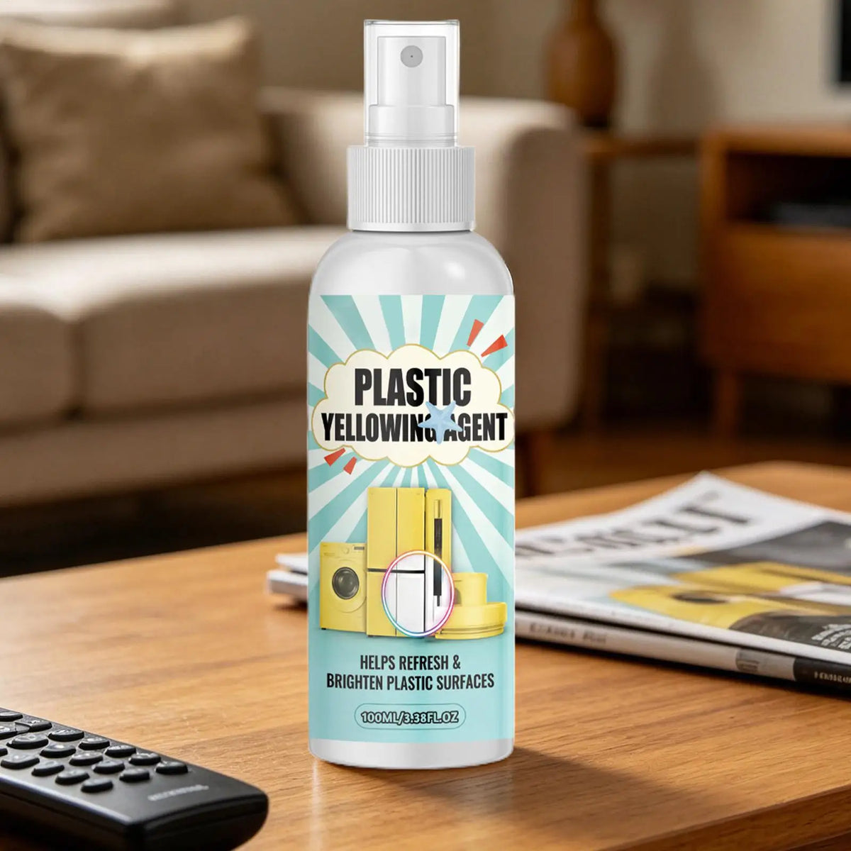 100ml Yellowing Remover Spray Kit | Appliance & Plastic Restorer Yellowing Remover Spray Axl