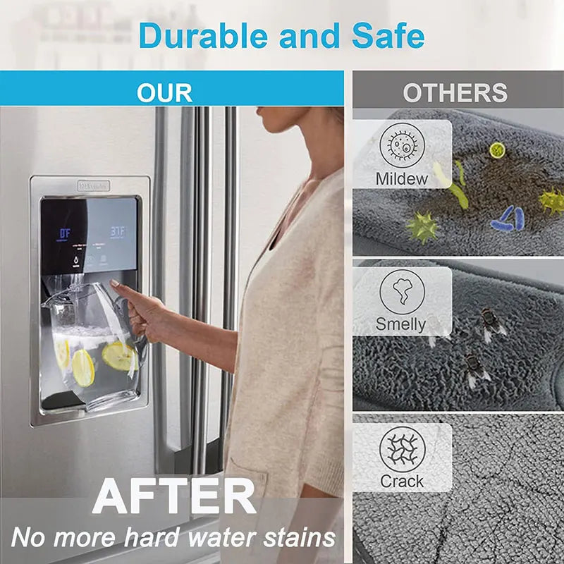 Fridge & Coffee Machine Drip Tray Mats | Absorbent Non-Slip 2/4 Pack Drip Tray Mat Axl