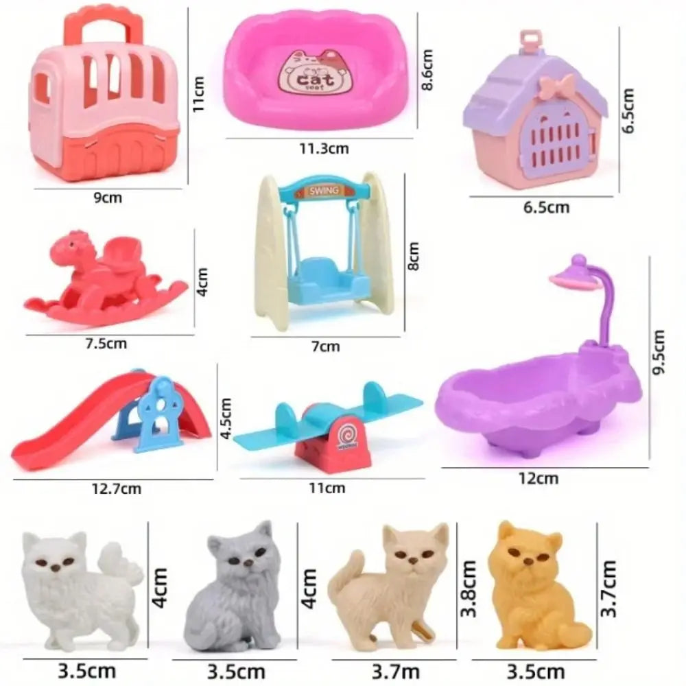 Cute Mini Puppy Pretend Play Toy Dog Doll Set – Kids Ages 3–6 Pretend Play Toy Set Axl
