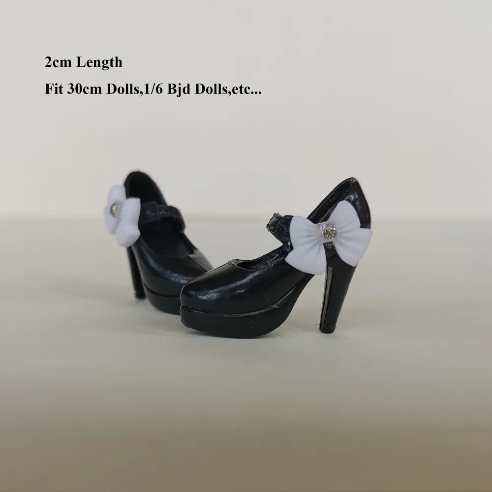 Miniature High Heel Sandals for 1/4 & 1/6 BJD Dolls – 6 Styles Doll Shoes Axl 5